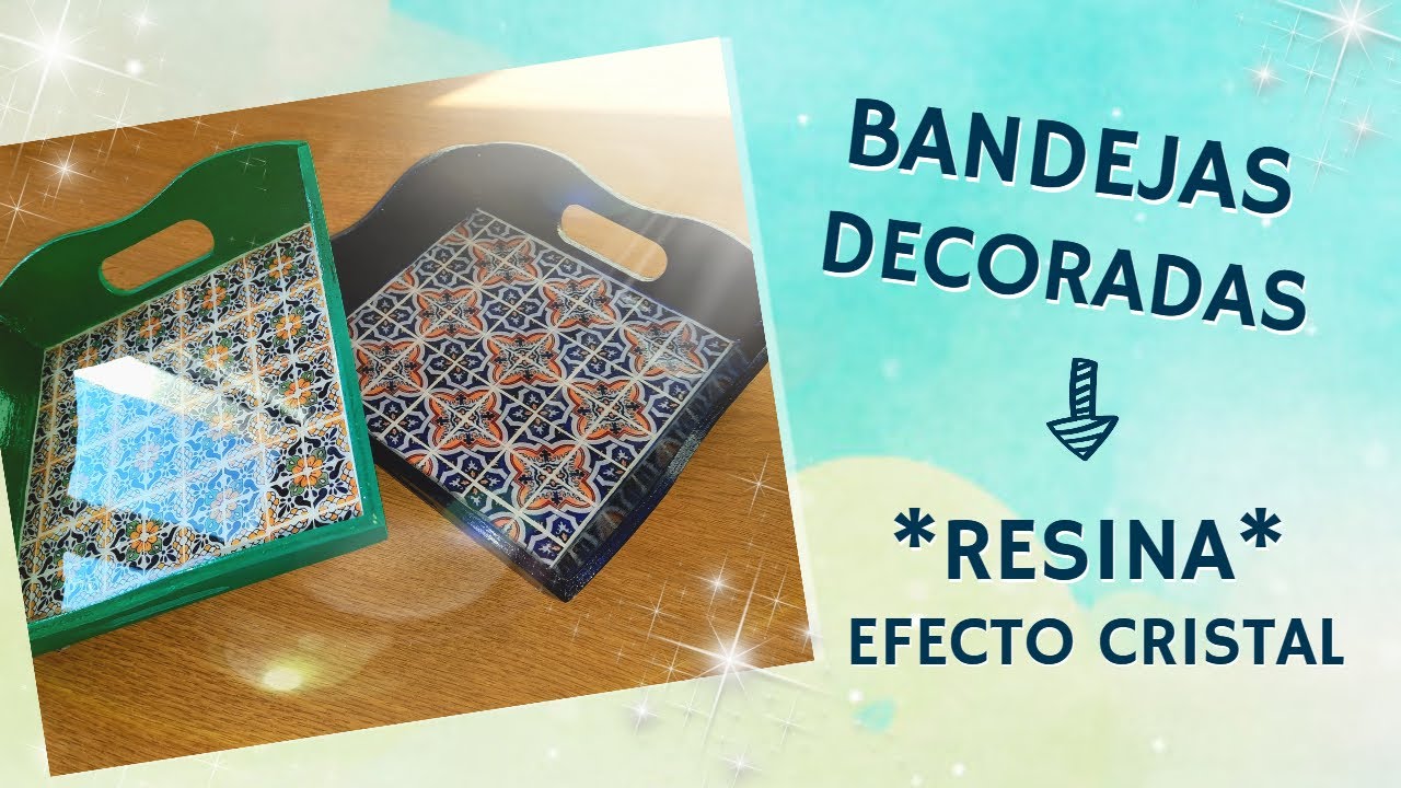 BANDEJA EFECTO CRISTAL (RESINA) | Paso a paso