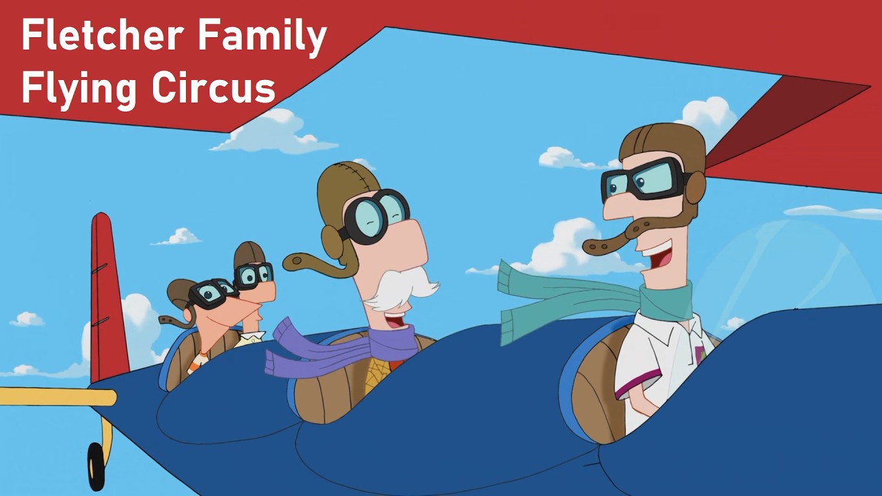 Phineas and Ferb - Fletcher Family Flying Circus + Subtitles
