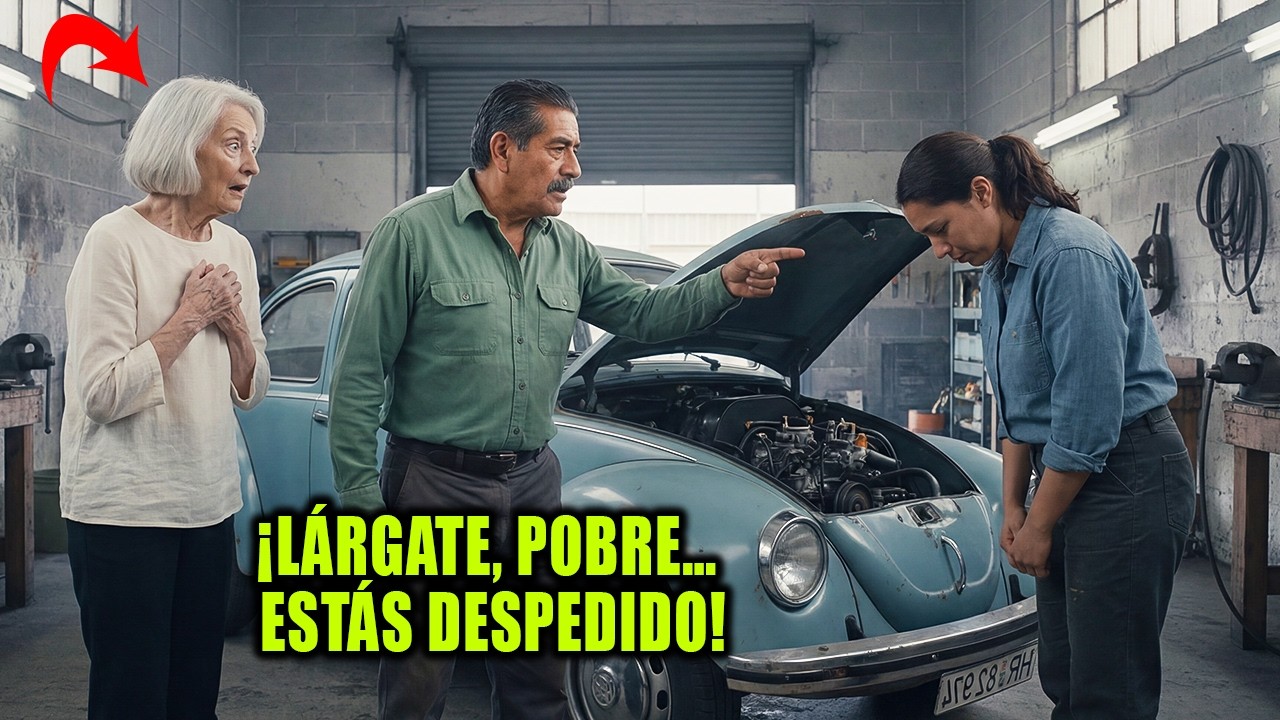 Reparó gratis el auto de una anciana y lo despidieron… pero días después descubrió quién era ella