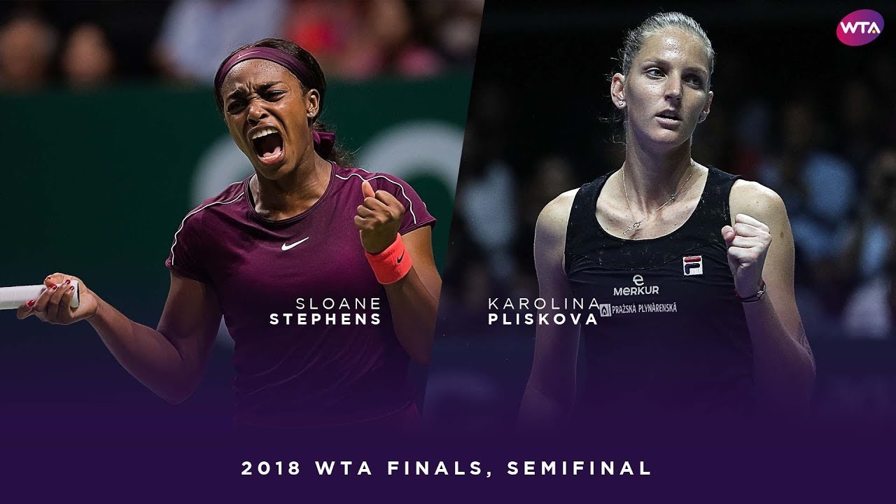 Sloane Stephens vs. Karolina Pliskova | 2018 WTA Finals Singapore Semifinal | WTA Highlights