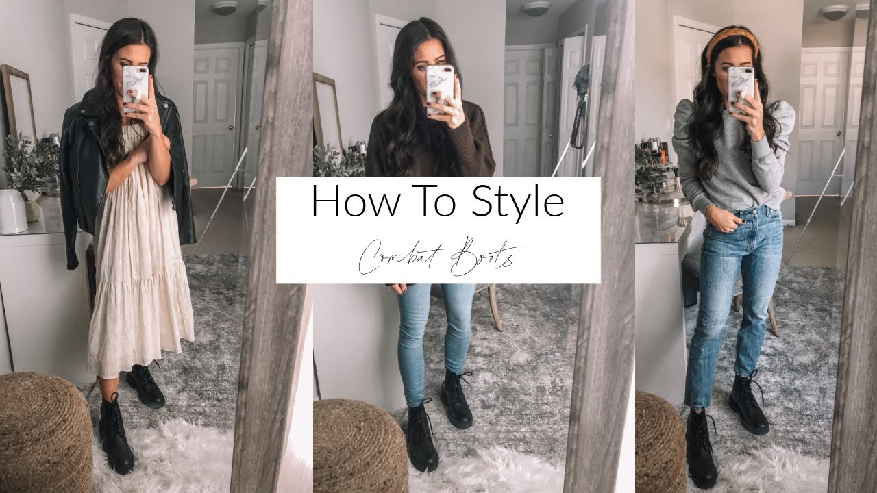 How I Style Combat Boots!