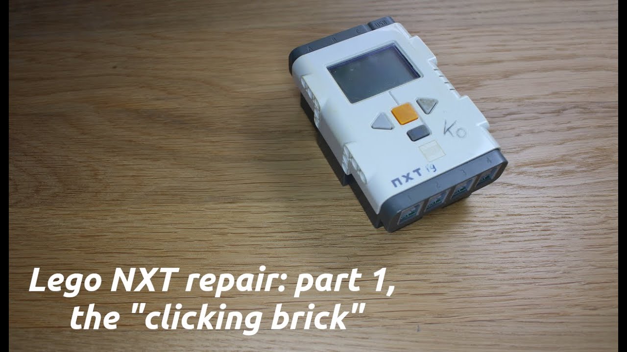 Lego NXT repair : part1, the 