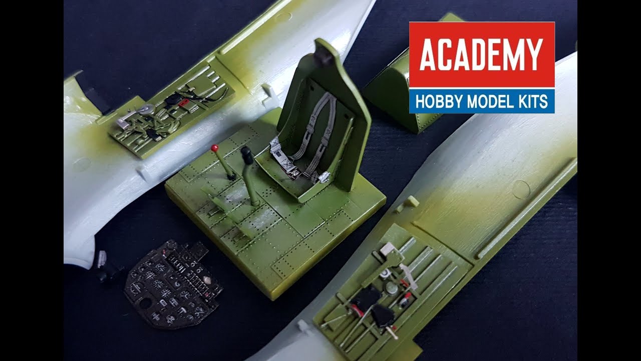 Curtiss P-40N Kittyhawk ЧАСТЬ 1. Сборка кабины и охладителя двигателя.