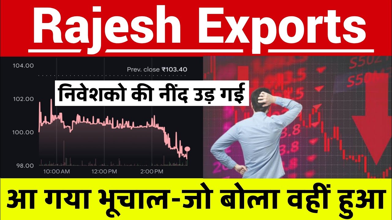 Why Rajesh Exports share is Falling | Rajesh Exports share target | Rajesh Exports share latest news