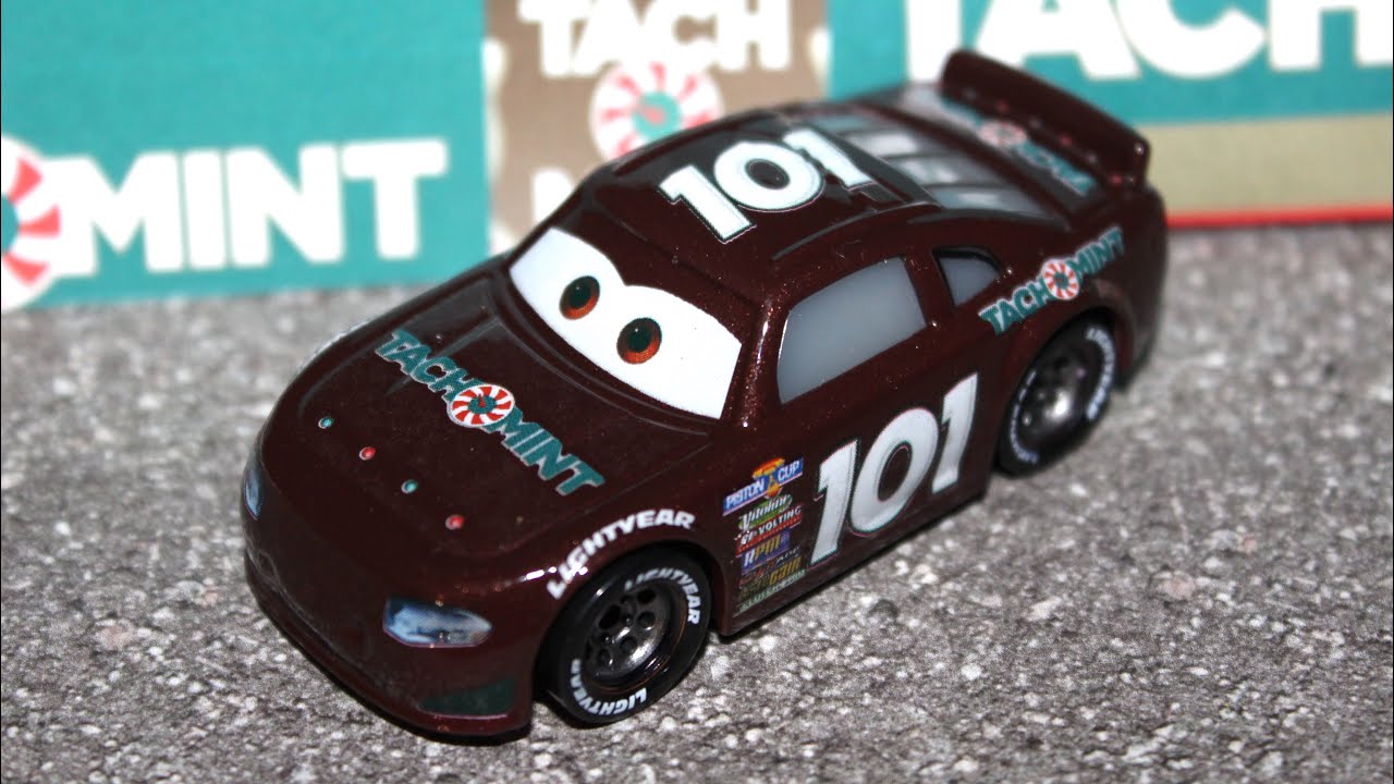 Disney Cars 3 Tach-O-Mint Piston Cup Stock Car Racer #101 Custom (Willy Wonkarev) Greg Candyman