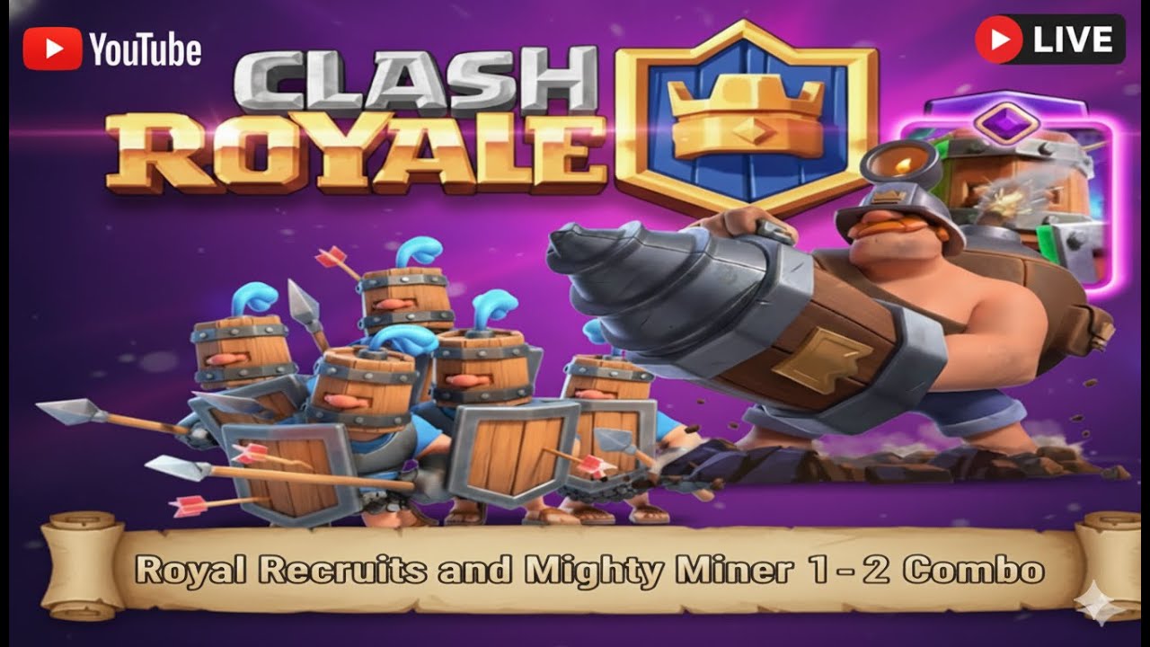 🍎 Teacher's Lesson 4: Royal Recruits and Mighty Miner 1 2 Combo! 🍎