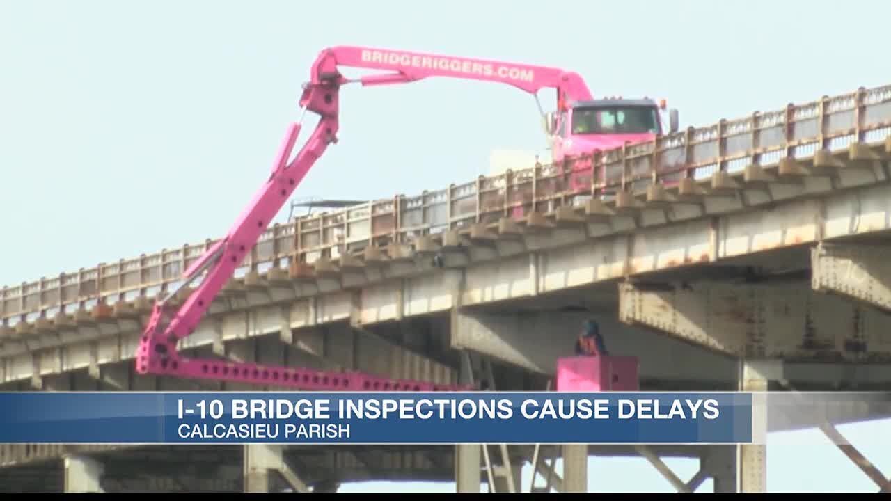 Inspections on I-10 bridge causes major delays for motorists