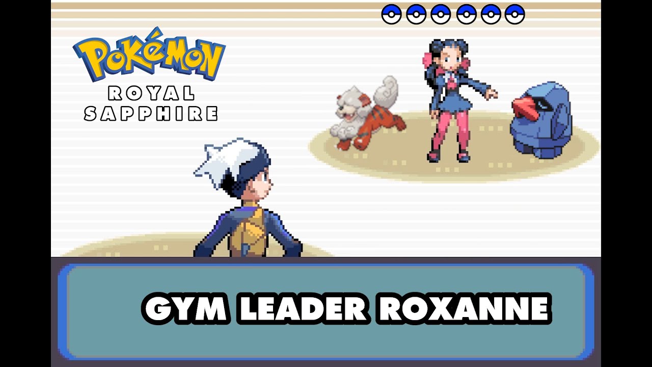 Pokemon Royal Sapphire - VS Gym Leader Roxanne