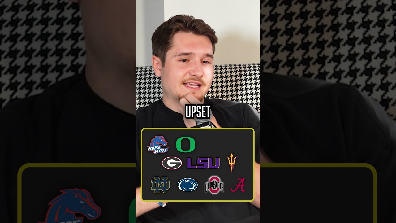 Bordeux predicts the 2026 College Football Playoff 🧐 #shorts