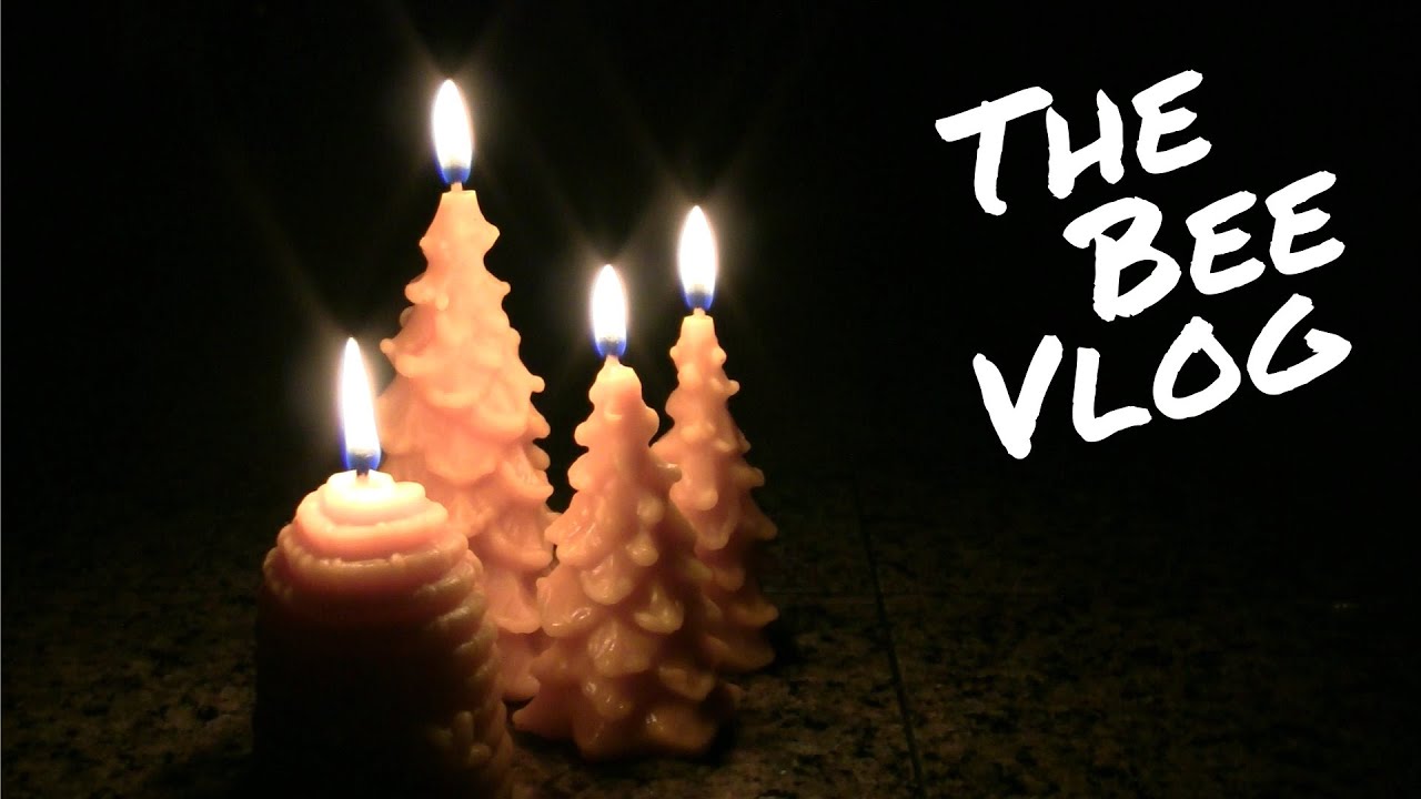 Beeswax Candles - Bee Vlog #156 - Dec 6, 2014