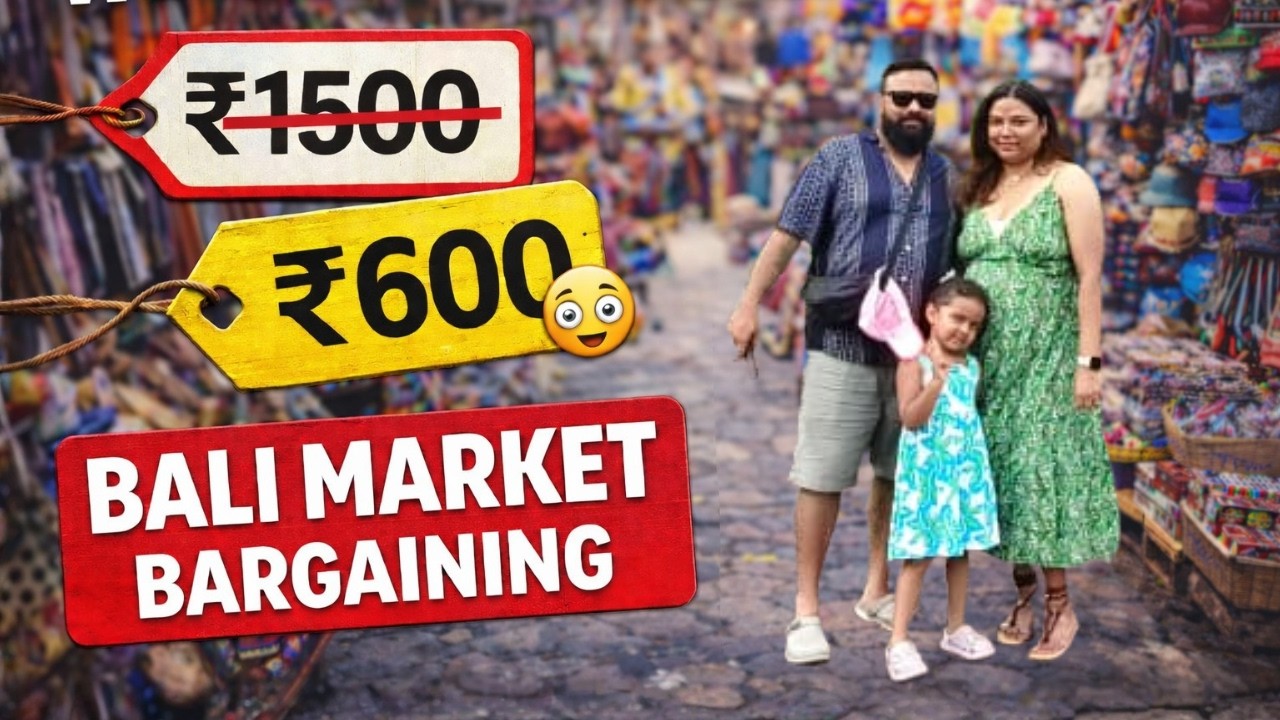 We Tried Bargaining in Bali… Did It Work? 😳 | Kuta Market | BALI TRIP EP7