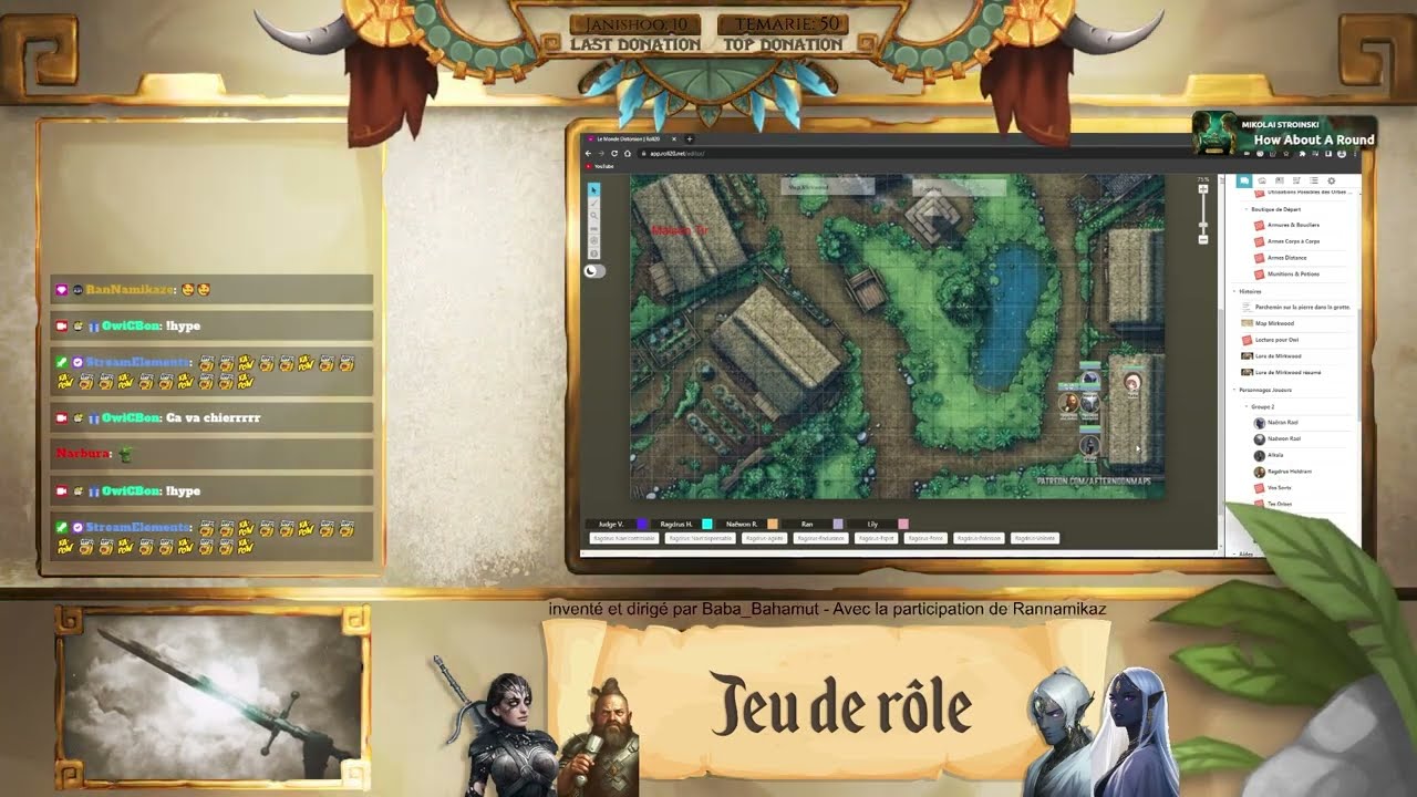 🎲Ep2 JDR - NOUVELLE QUÊTE ET COMBATS EPIC ft @baba_bahamut @rannamikaze #Lily @OwiCBon