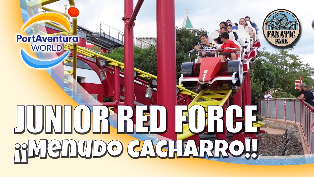 Junior Red Force. La peor montaña rusa de Port Aventura World está en Ferrari Land.