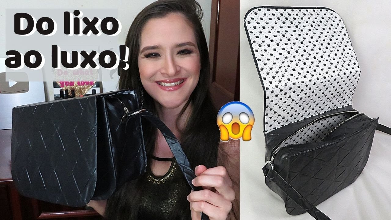 Como fazer bolsa com aba e zíper usando caixas de leite | Pricity
