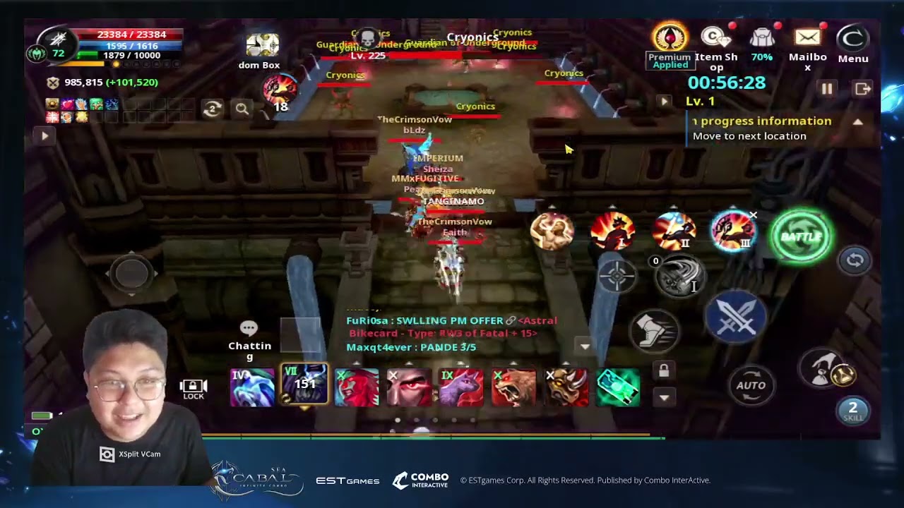 CABAL INFINITE COMBO- STREAM 1