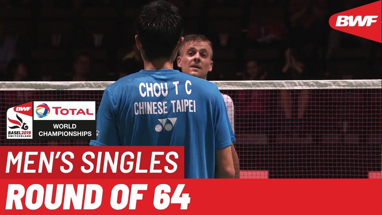 R64 | MS | Hans-Kristian Solberg VITTINGHUS (DEN) vs. CHOU Tien Chen (TPE) [2] | BWF 2019