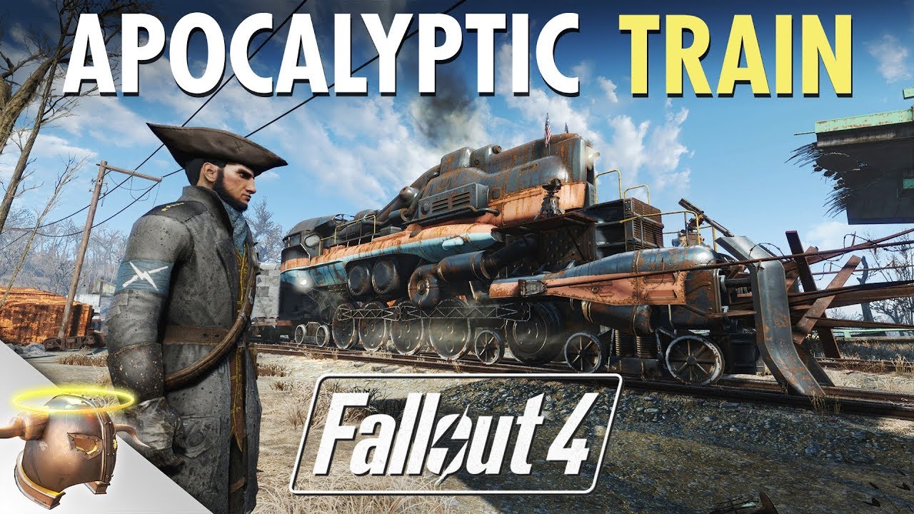 Fallout 4: Building an APOCALYPTIC BATTLE TRAIN at Bedford Station | Ep. 1 | RangerDave