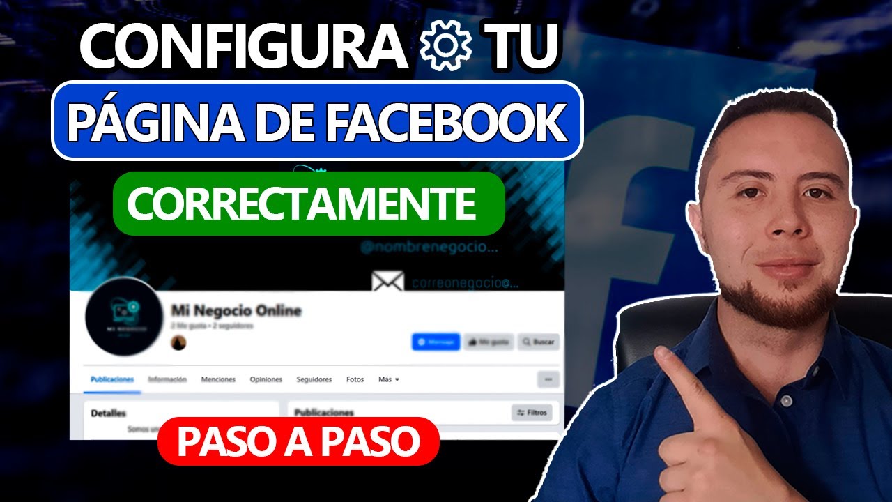 Cómo CONFIGURAR CORRECTAMENTE una PÁGINA DE FACEBOOK 2026