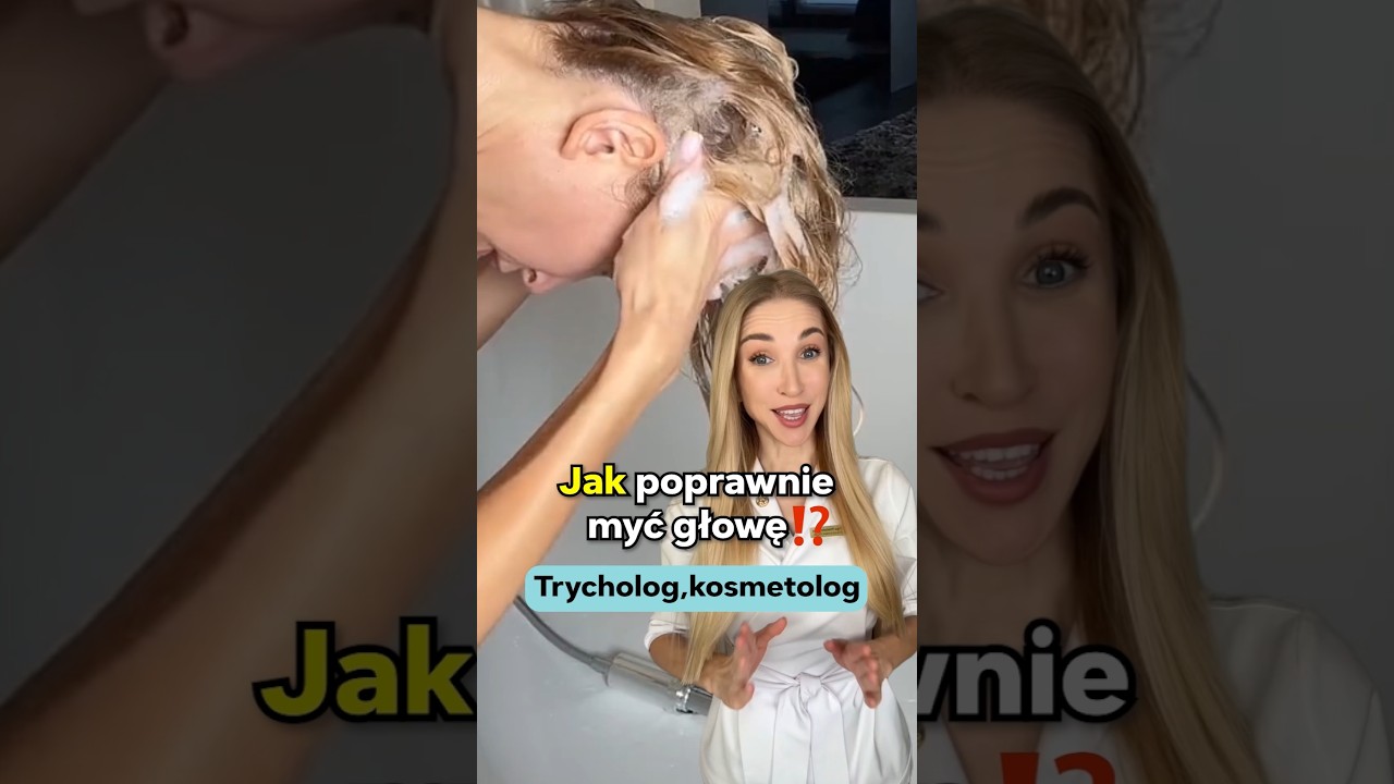 Jak poprawnie myć głowę?! #myciegłowy #trycholog #dlugiewlosy #szampon #włosy
