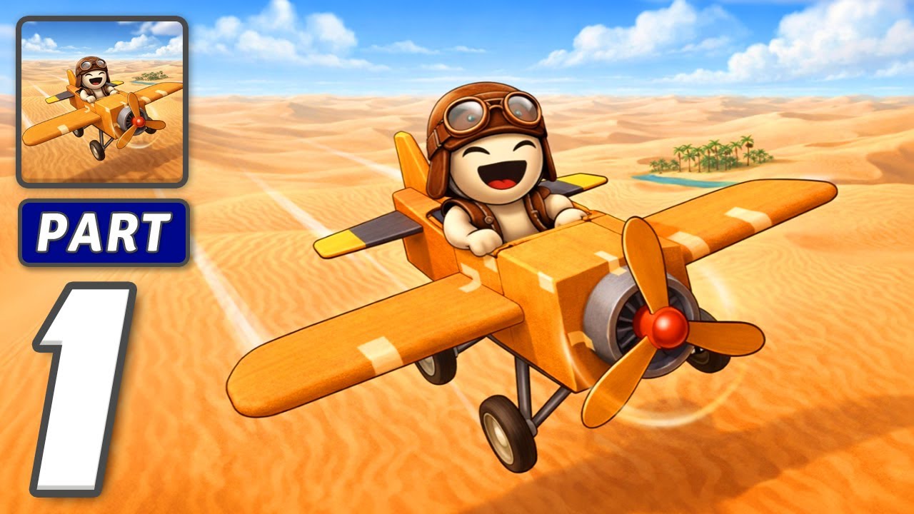 Fly Challenge: Build a Plane! - Gameplay Walkthrough Part 1 - Build Wings Take Flight (iOS, Android)