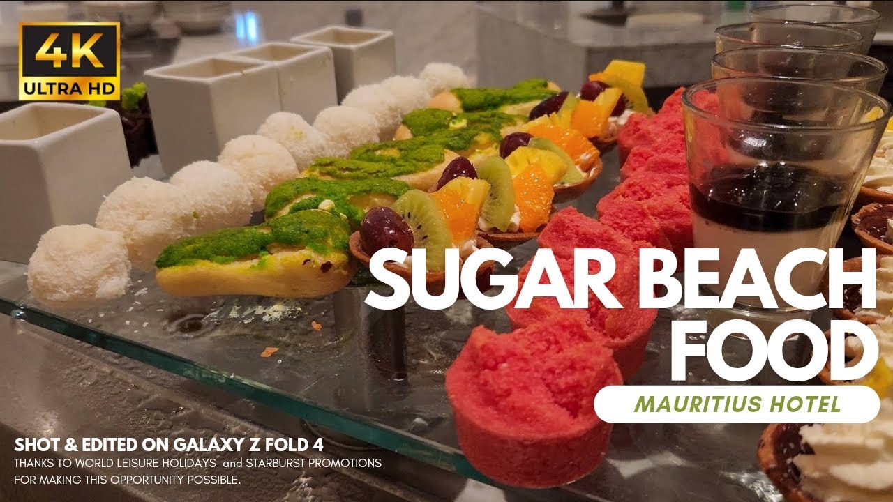 Food you'll get at this 5-STAR Mauritius Hotel | Sugar Beach