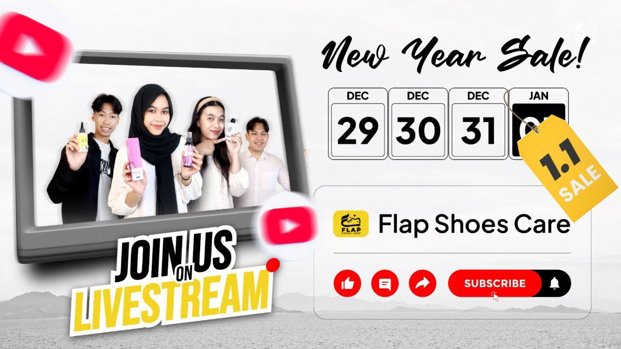 Solusi Perawatan Sepatu Flap Shoes Care sedang live sekarang!