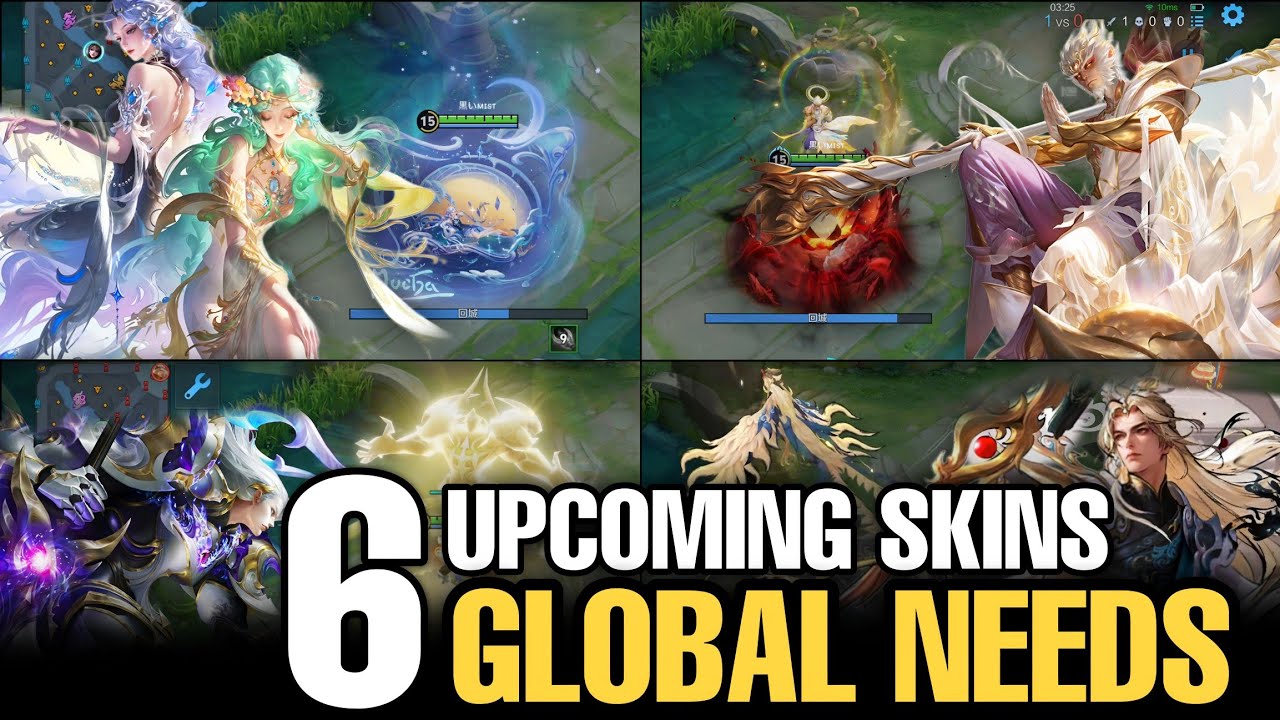 6 UPCOMING HIGH QUALITY SKINS GLOBAL NEEDS ASAP | HONOR OF KINGS