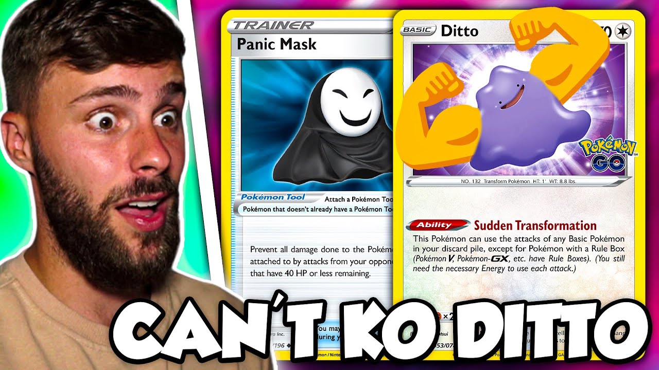 Ditto is INDESTRUCTIBLE with Panic Mask & Shedinja!!