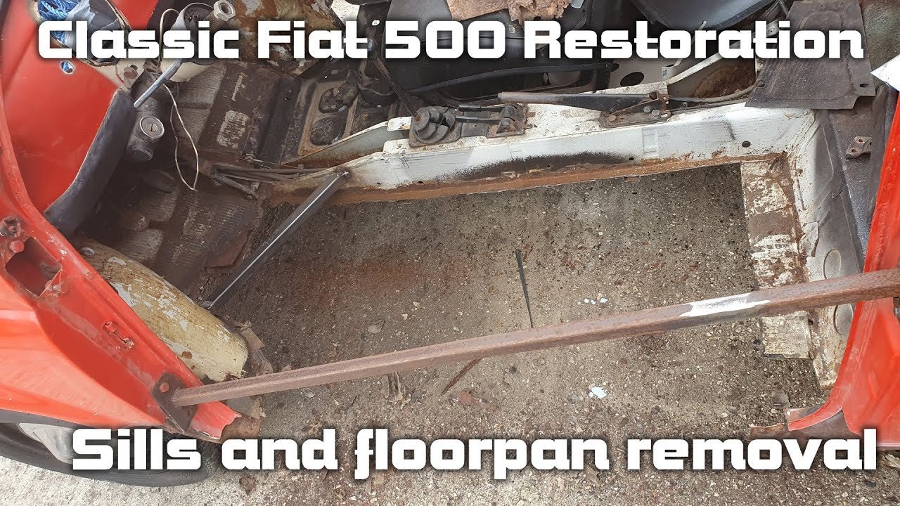 Classic Fiat 500 restoration : floor and sill replacement