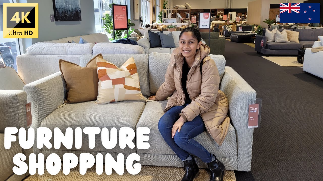 Furniture Shopping in New Zealand 🪑 Long Weekend Sale 🛍️ 🇳🇿 සිංහල vlog [w/ English subtitles]