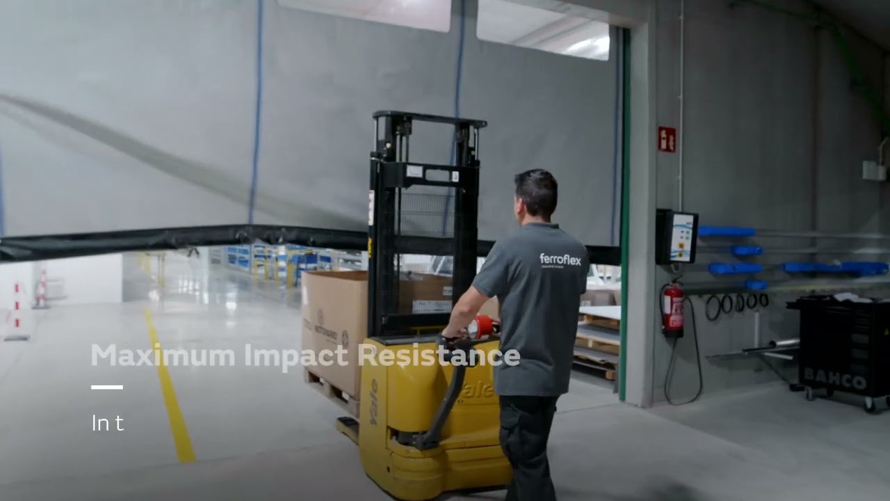 High-speed self-repairing door – Ferroflex