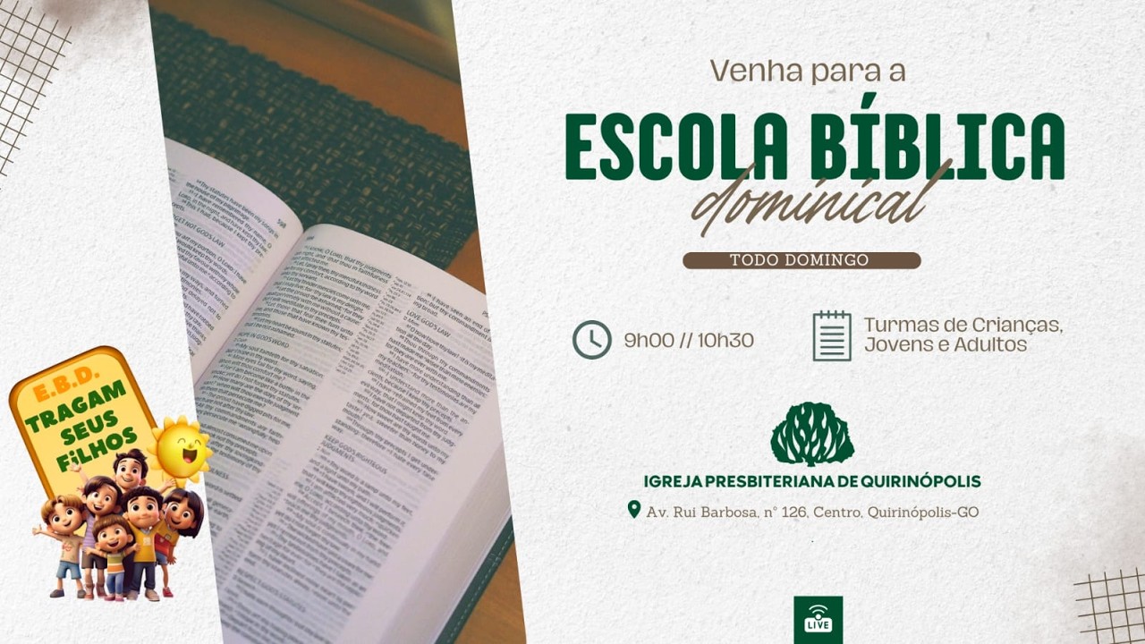 Escola Bíblica Dominical - 01/03/2026