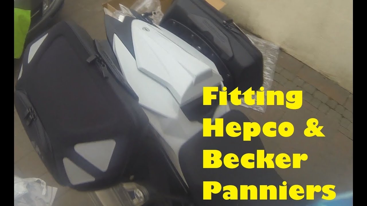 Fitting Hepco & Becker Royster C-Bow Panniers to my Bike