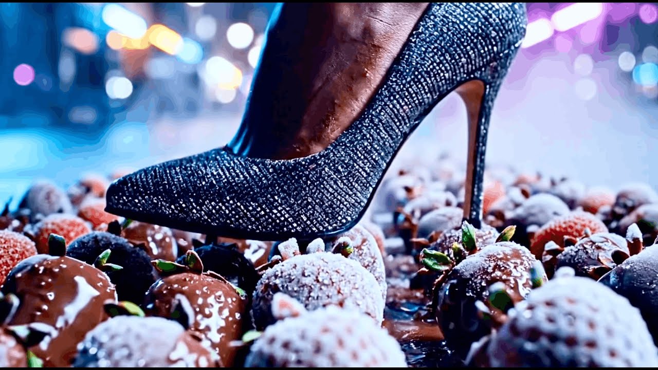 Walking on Food?! 🍫🥕 ASMR Runway Challenge| Most Satisfying ASMR CRUNCH