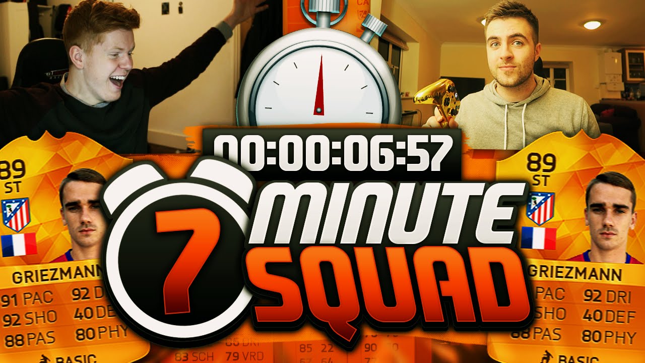7 MINUTE SQUAD BUILDER WITH MOTM 89 GRIEZMANN!! - FIFA 16 ULTIMATE TEAM