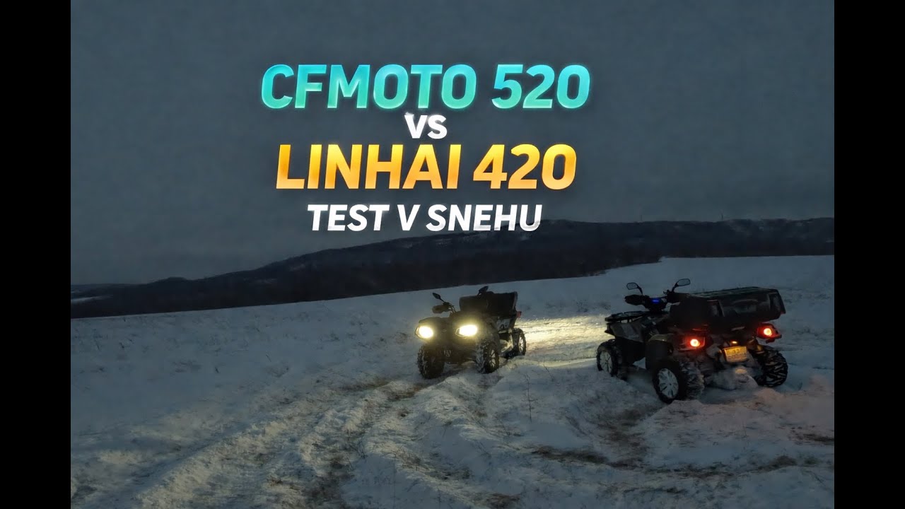 ❄️ CFMOTO X520L vs LINHAI 420 – TEST V SNEHU ❄️