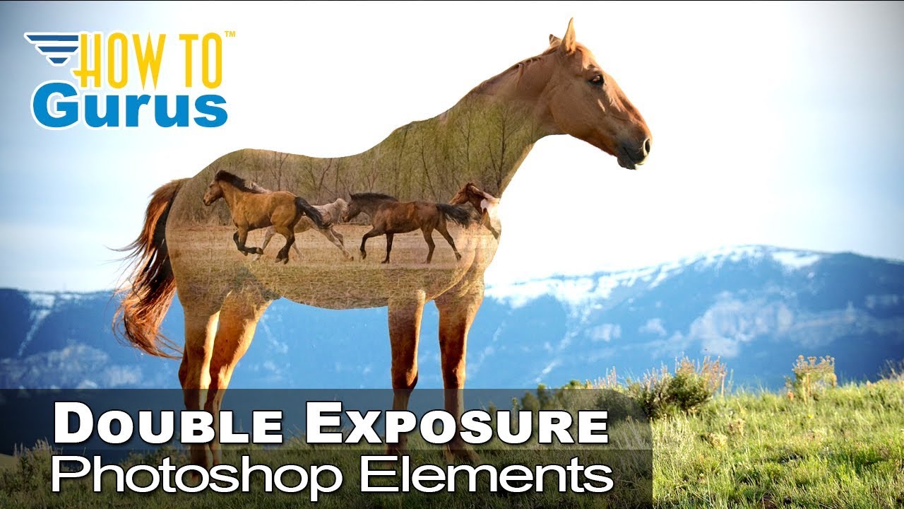 How You Can Make a Double Exposure Effect with Merge Photos in Photoshop Elements