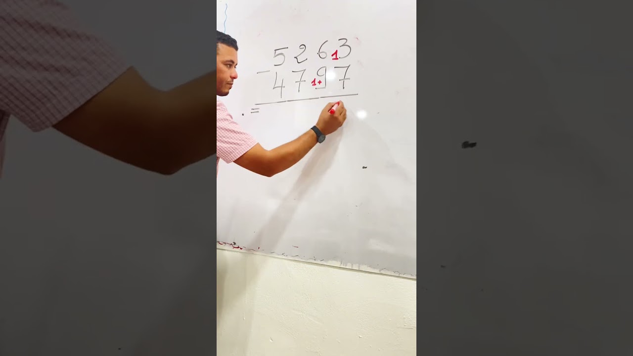 التلاميذ لقيتهم نساو عملية الطرح بالإضافة 🫣تابع الفيديو