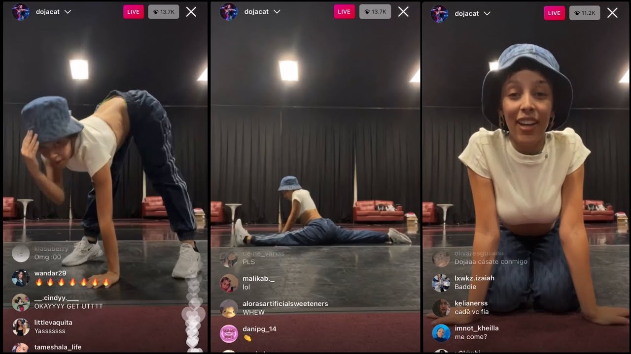 Doja Cat | shows off her dance moves | Instagram Live (Aug 14, 2021) FULL
