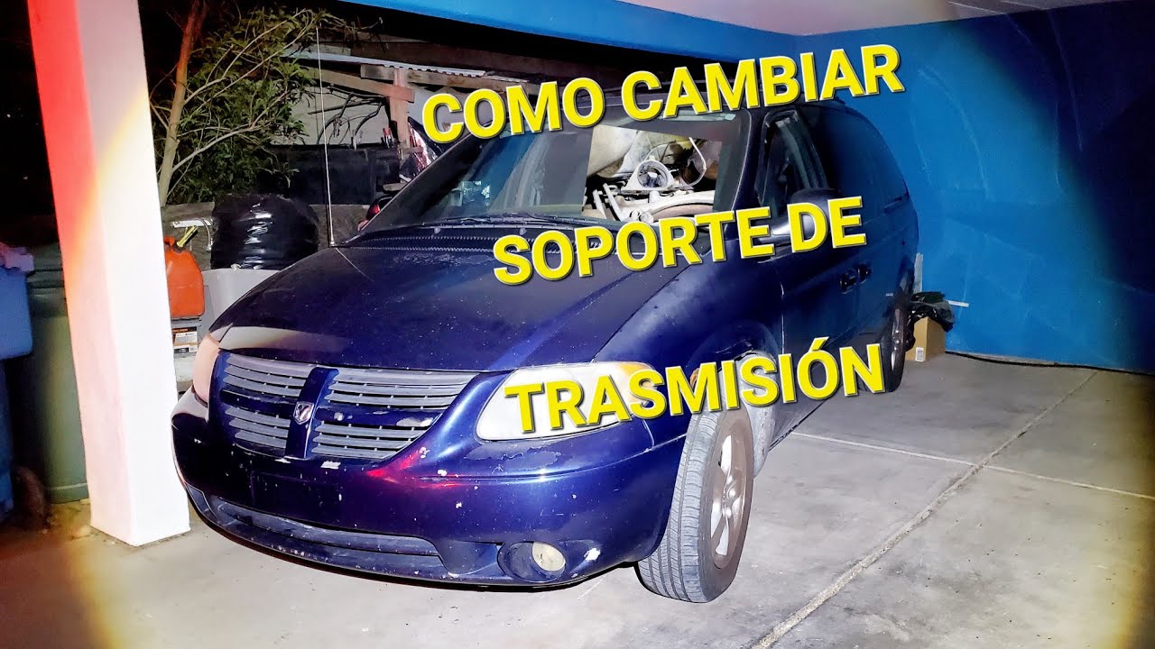 DODGE GRAN CARAVAN 2005 3.8 COMO CAMBIAR SOPORTE DE TRASMISIÓN DE ATRAS