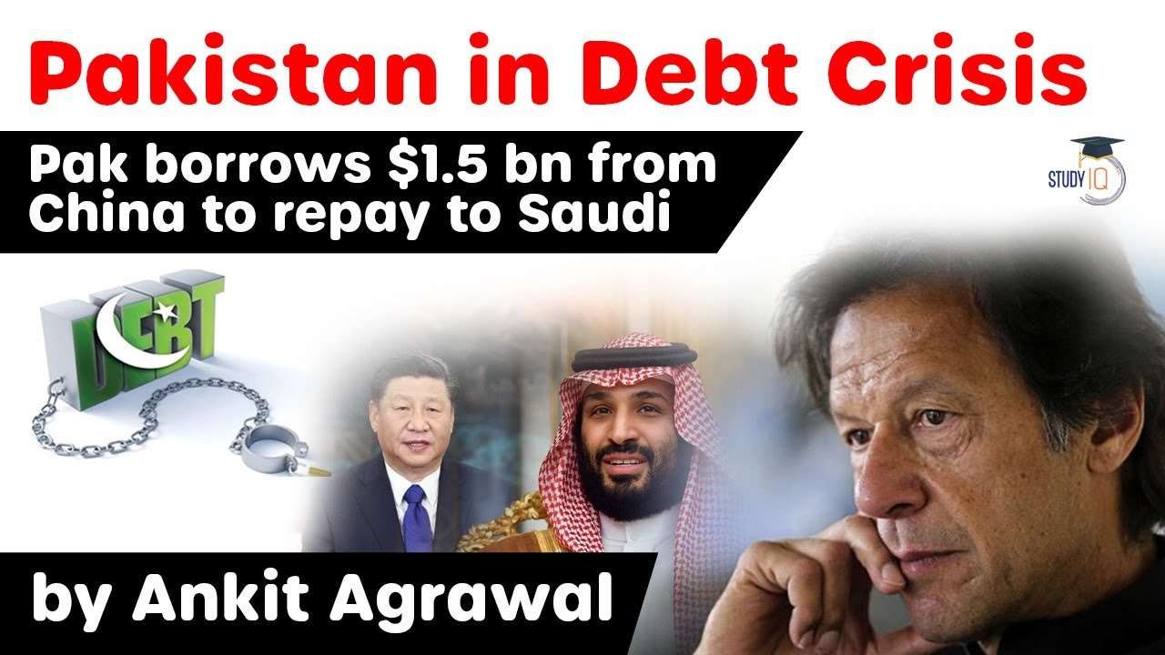 Pakistan Debt Crisis - Pakistan borrows $1.5 billion from China to repay to Saudi Arabia #UPSC #IAS