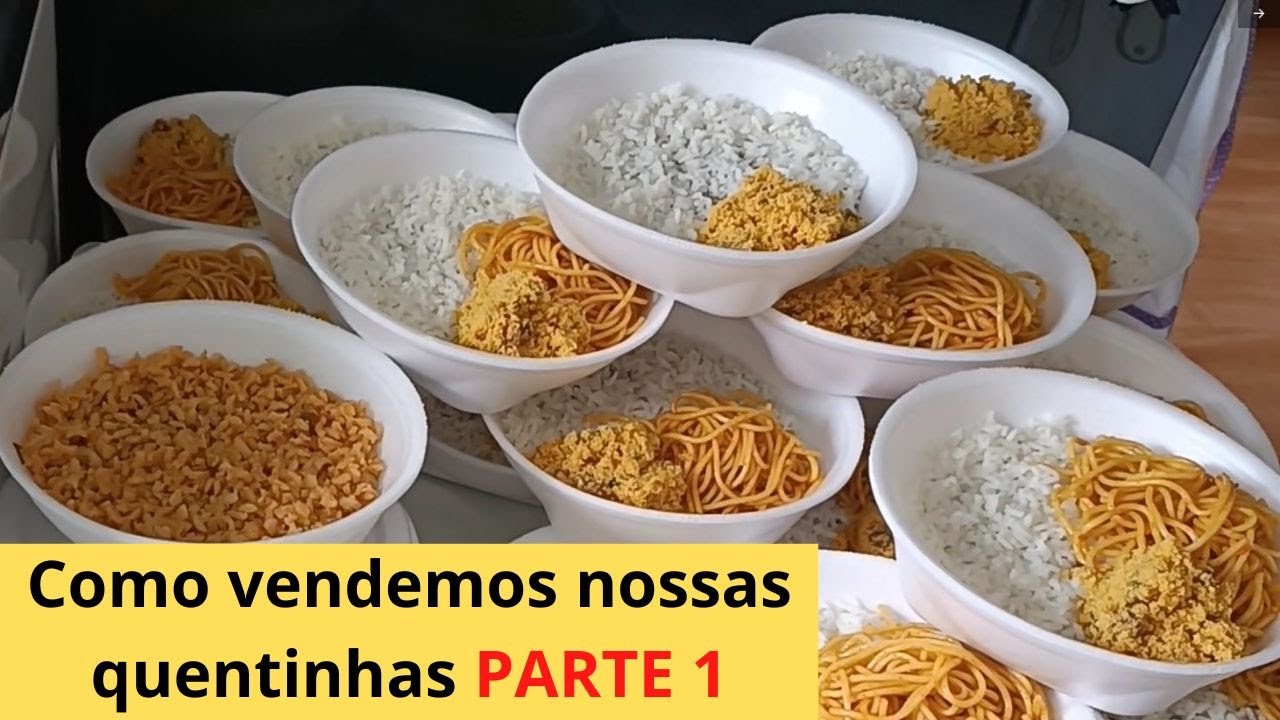 Como vendemos nossas quentinhas parte 1 (Preparando toda comida)