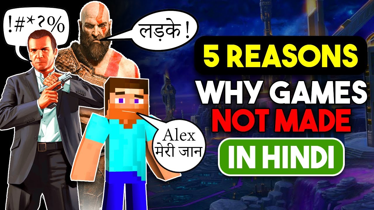 5 *SHOCKING* Reasons Why Games Are NOT Made In HINDI | Real Truth You Don't Know 🥲