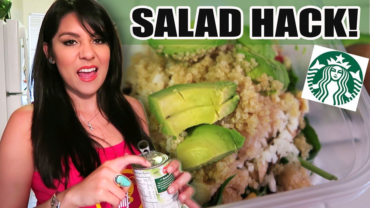 STARBUCKS SALAD HACK! - #TastyTuesday