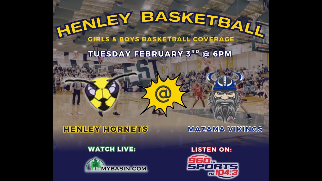 Henley Hornets @ Mazama Vikings Boys/Girls Basketball - February 3rd 2026