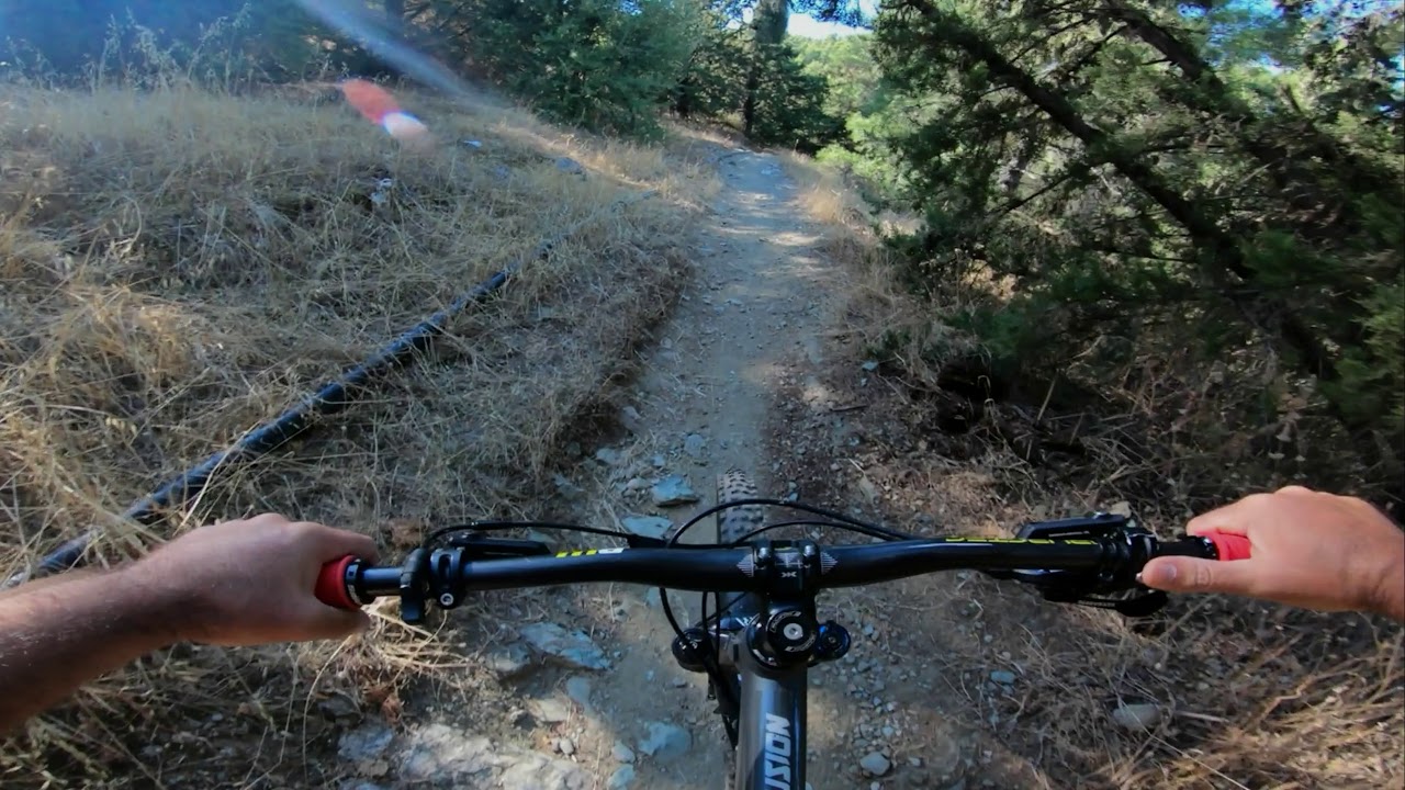 Ymittos base trails - Mountain biking
