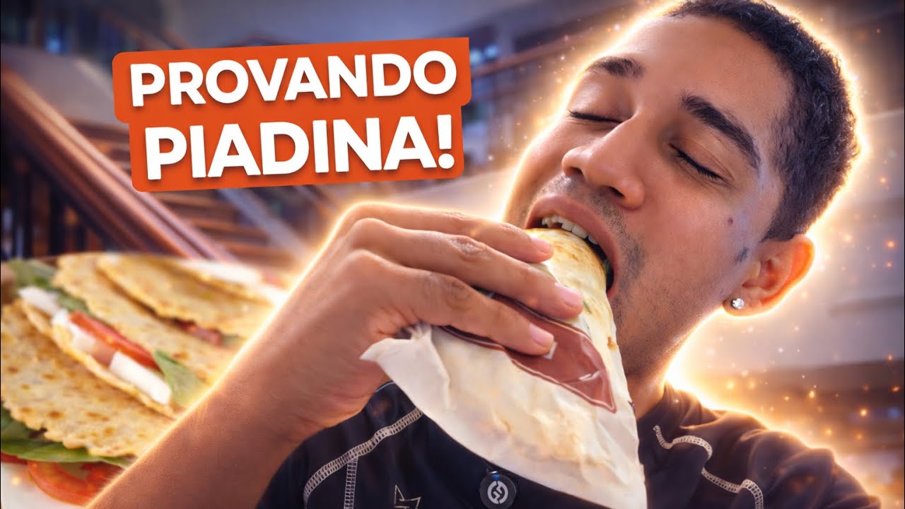 VLOG NA PAULISTA PROVANDO LANCHE ITALIANO! PIADINA!