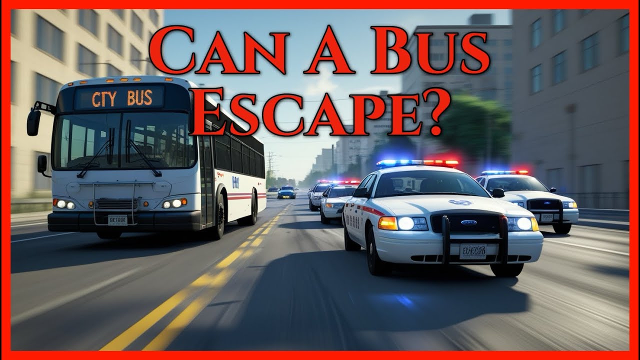 Can I Lose a 3-Star Wanted Level in a CITY BUS? | GTA V Challenge