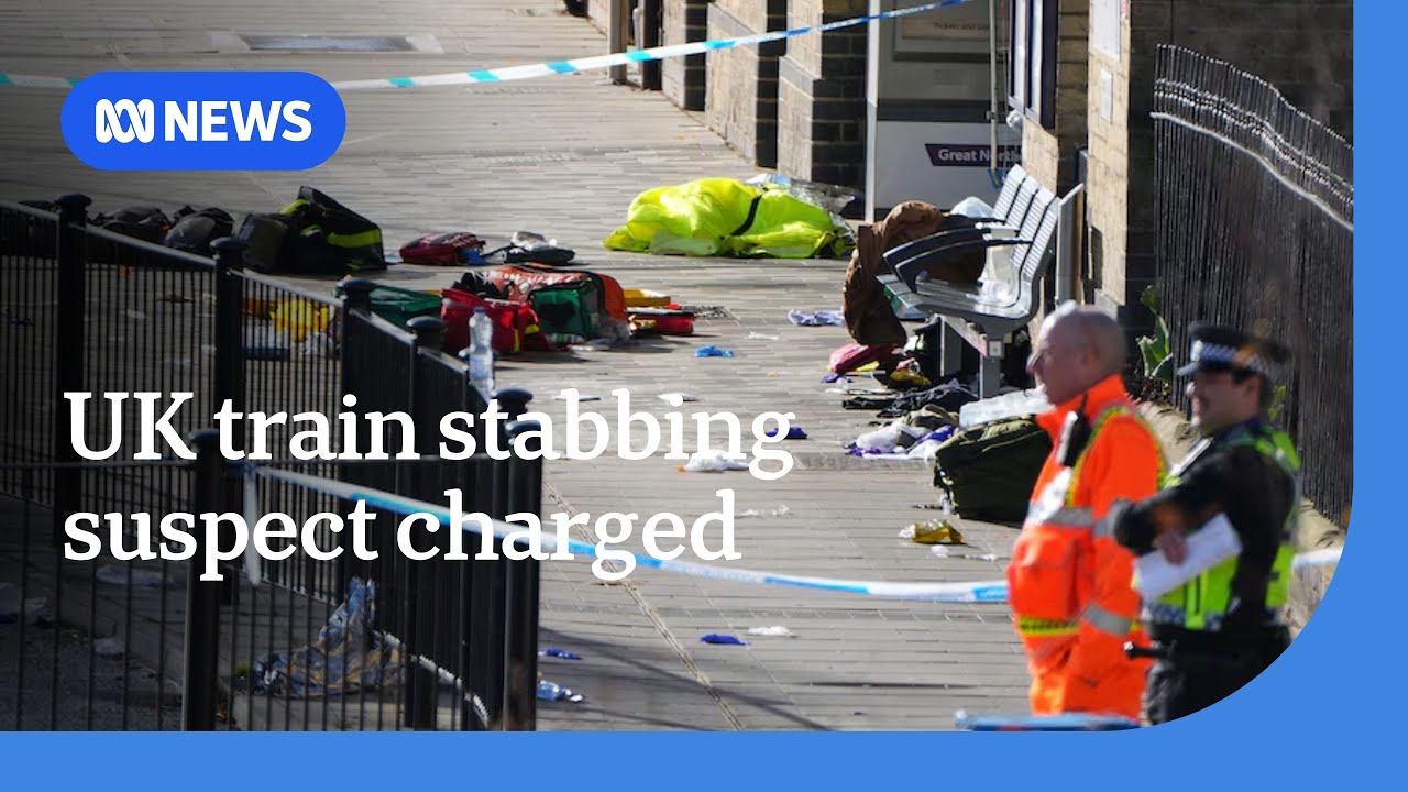 UK train stabbing suspect Anthony Williams charged with 10 counts of attempted murder | ABC NEWS