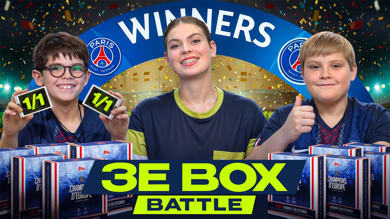 🔥 3E Box Battle: PSG — Champions d’Europe 2025 🔥part 1